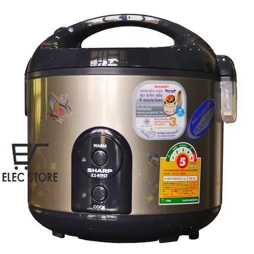NỒI CƠM ĐIỆN SHARP KS - R19ST 1.8L - Thái Lan (3 mâm nhiệt)