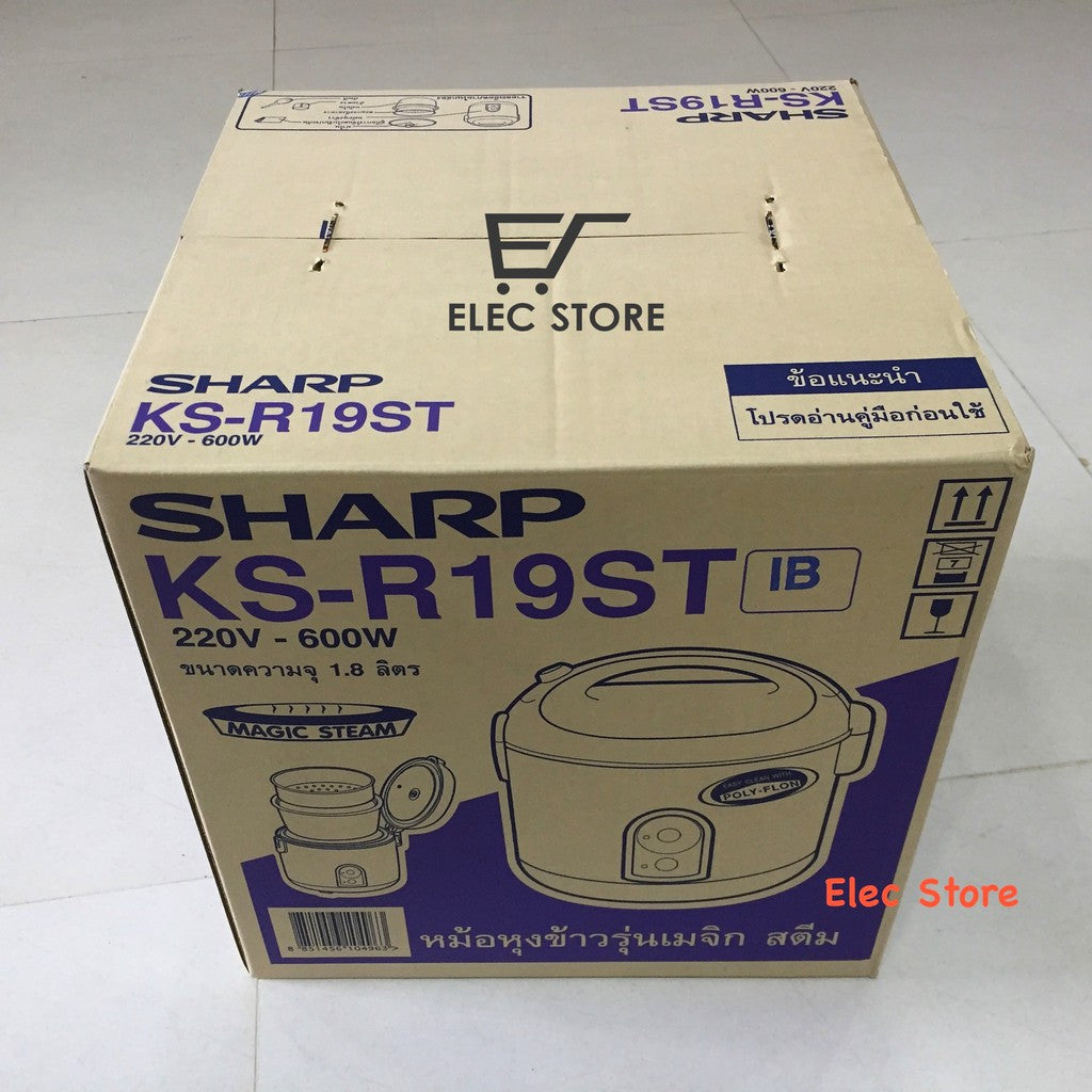 NỒI CƠM ĐIỆN SHARP KS - R19ST 1.8L - Thái Lan (3 mâm nhiệt)