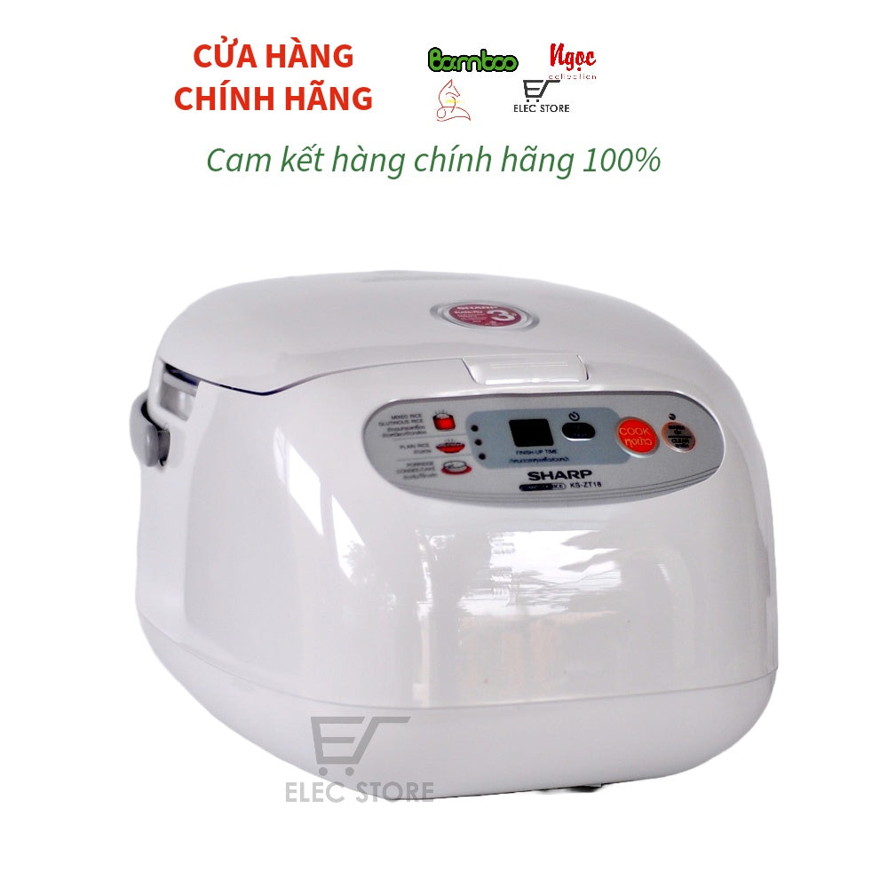 Nồi cơm điện Sharp KS-ZT18 1.8 Lit Nhập Khẩu Thái Lan