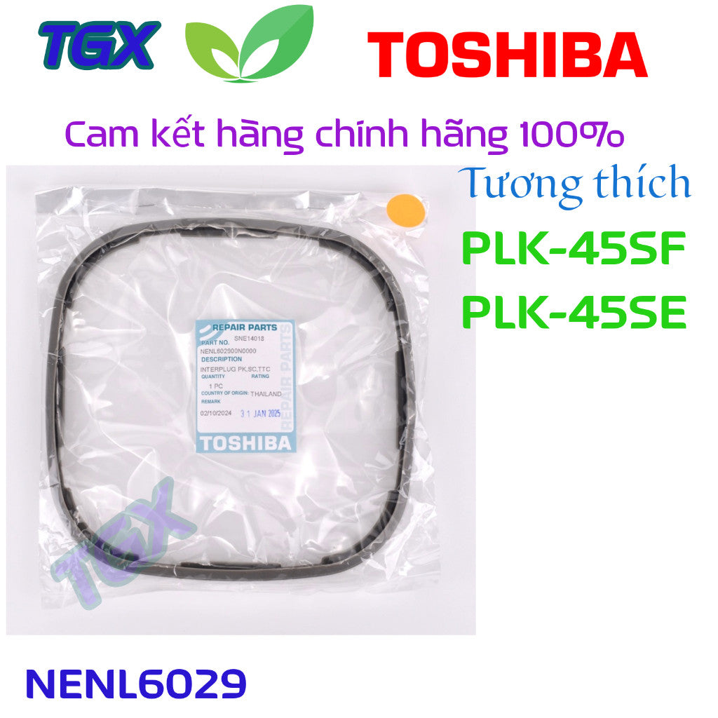 Ron cao su bình thuỷ TOSHIBA nắp vuông - Hàng chính hãng