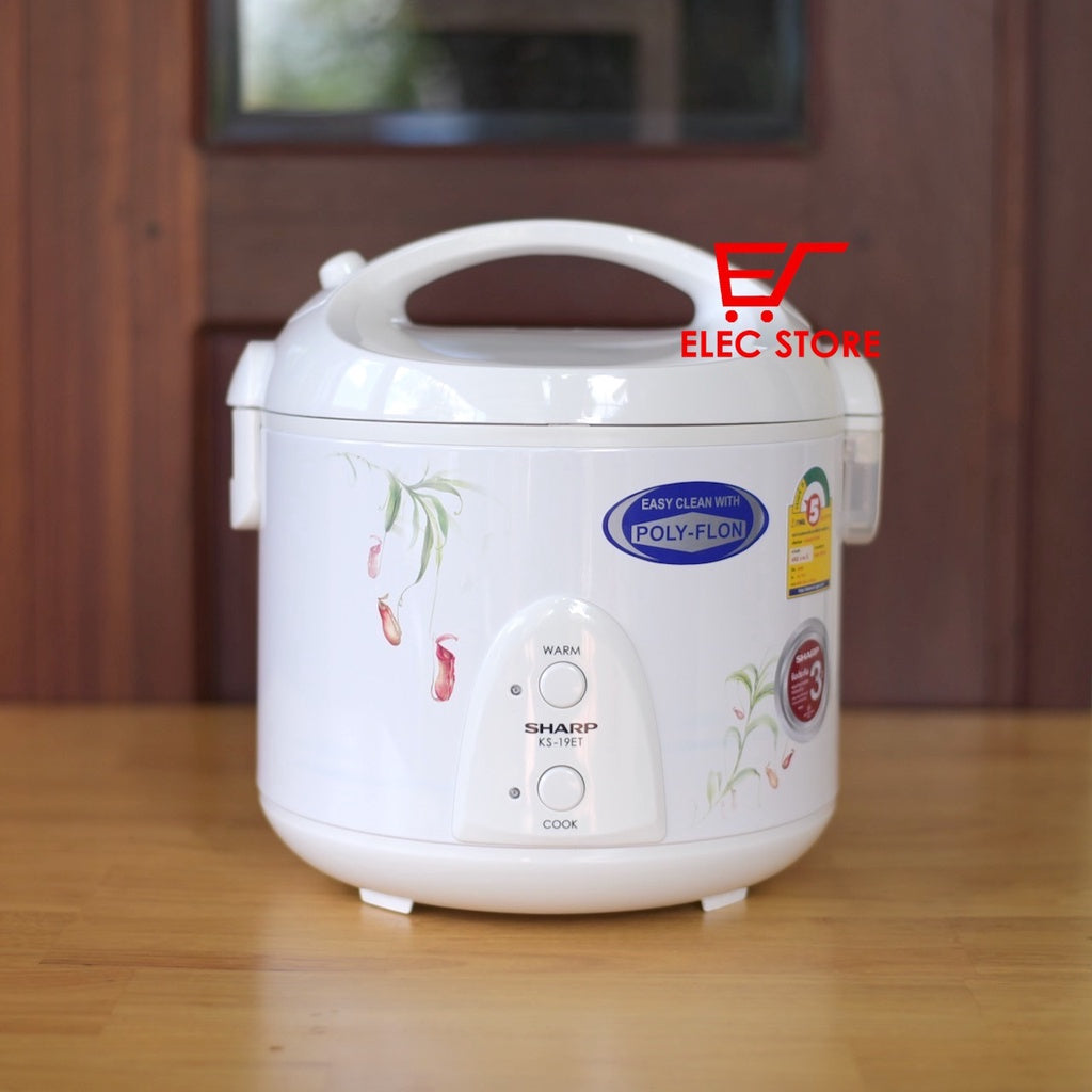 Nồi Cơm Điện SHARP 1.8L KS-19ET Deluxe Thái Lan
