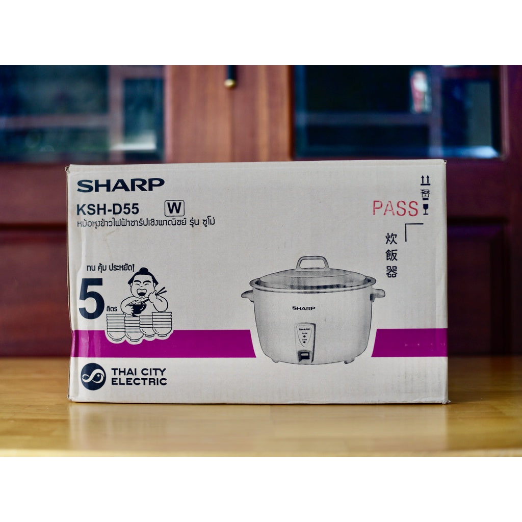 Nồi Cơm Điện 5 Lít Nắp Rời SHARP KSH-D55 - Hàng Nhập Khẩu Thái Lan