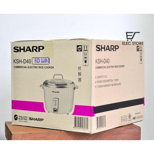 Nồi Cơm Điện 3.8 lít  SHARP KSH-D44 Nhập Khẩu Thái Lan - Bảo Hành 12 Tháng