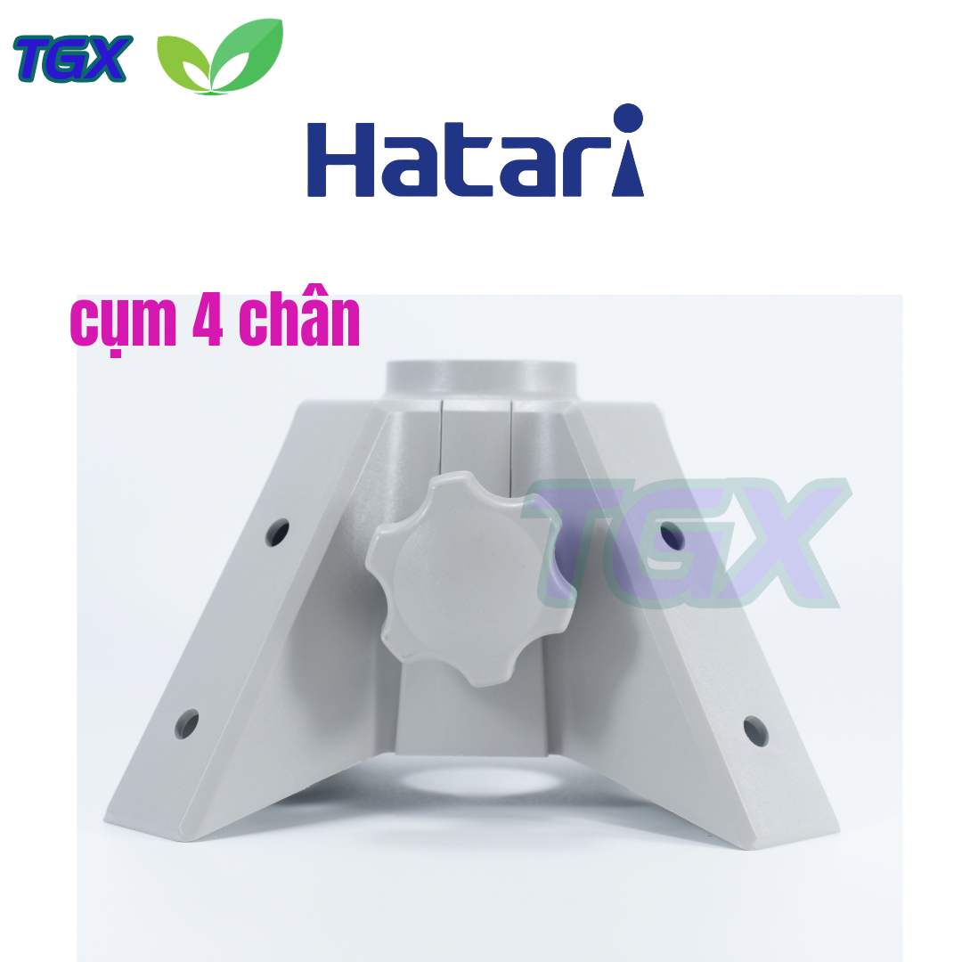 Phụ kiện quạt Hatari - Cụm nối chân quạt công nghiệp IQ22M1/ IQ25M1