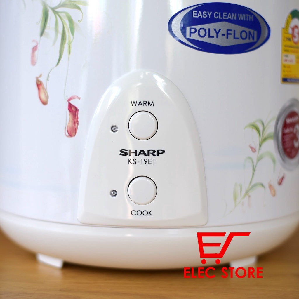 Nồi Cơm Điện SHARP 1.8L KS-19ET Deluxe Thái Lan