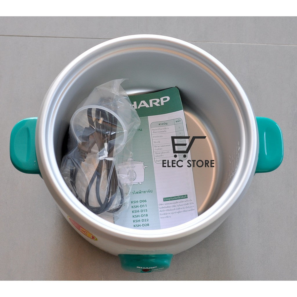 Nồi Cơm Điện SHARP KSH-D22 Thái Lan ( 2.2L) Hàng Nhập Khẩu Thái Lan (Giao Màu Ngẫu Nhiên)