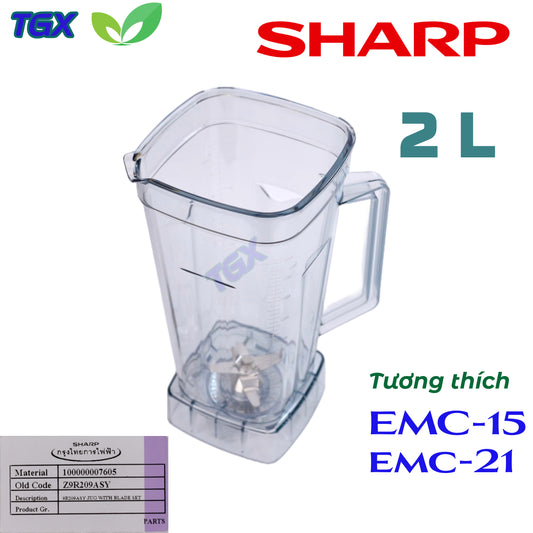 Linh kiện - Cối xay máy xay sinh tố SHARP EMC-15/ EMC-21