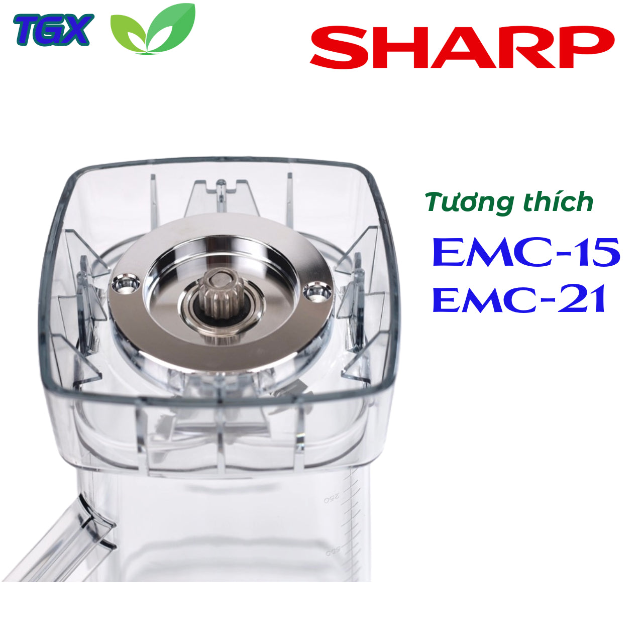 Linh kiện - Cối xay máy xay sinh tố SHARP EMC-15/ EMC-21