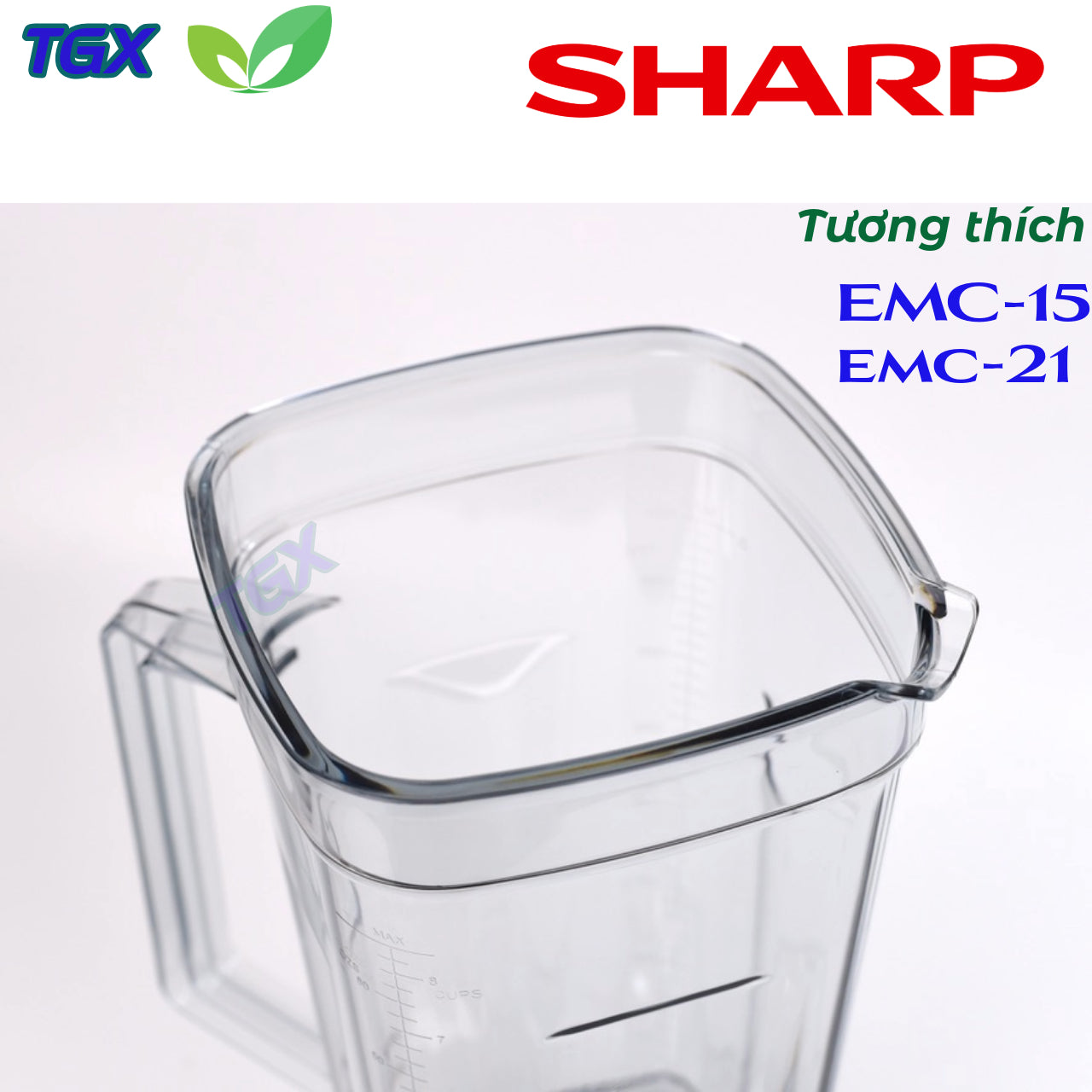 Linh kiện - Cối xay máy xay sinh tố SHARP EMC-15/ EMC-21