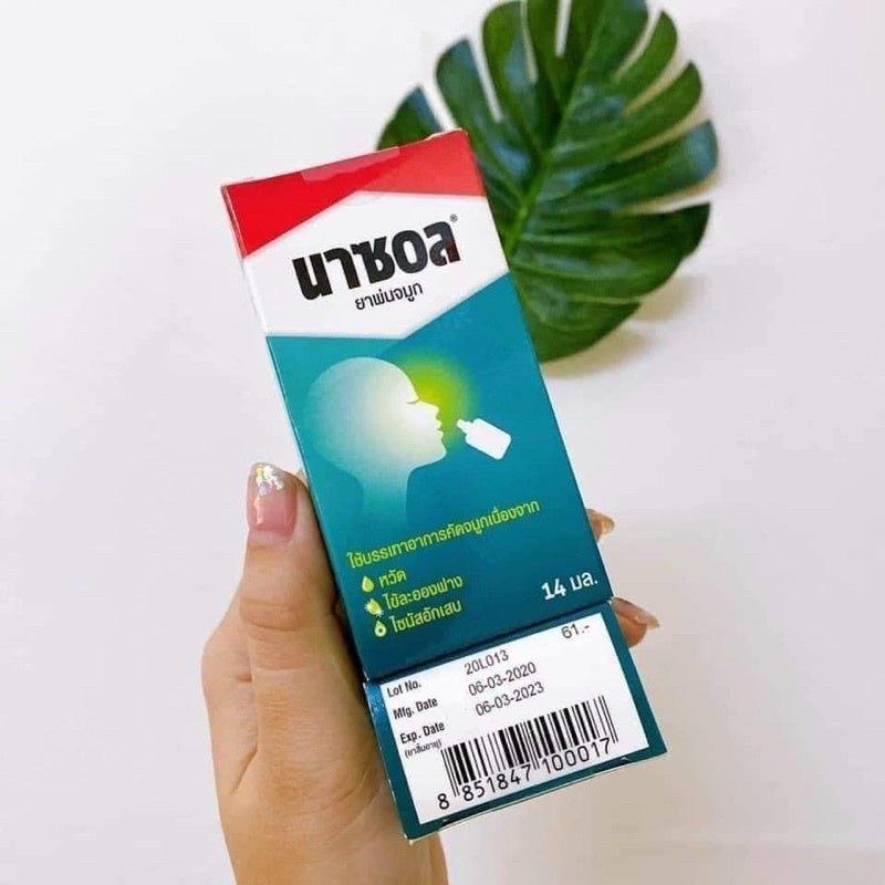 Xịt mũi Nasol 15ml Thái Lan Giảm Viêm Mũi Hiệu Quả