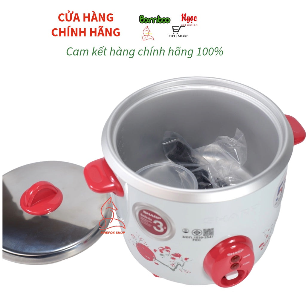 Nồi Cơm Điện 1 Lít SHARP KSH-D11 - Thái Lan (Giao Màu Ngẫu Nhiên)