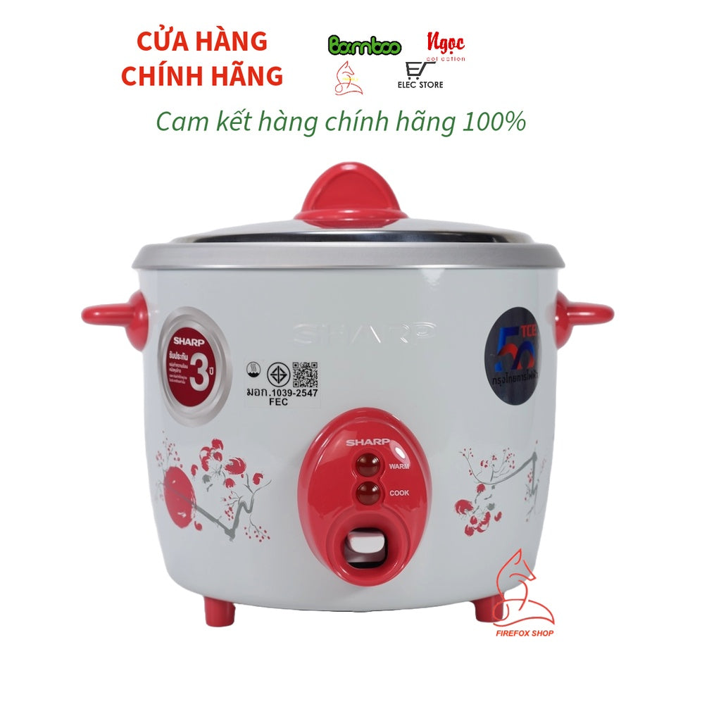 Nồi Cơm Điện 1 Lít SHARP KSH-D11 - Thái Lan (Giao Màu Ngẫu Nhiên)