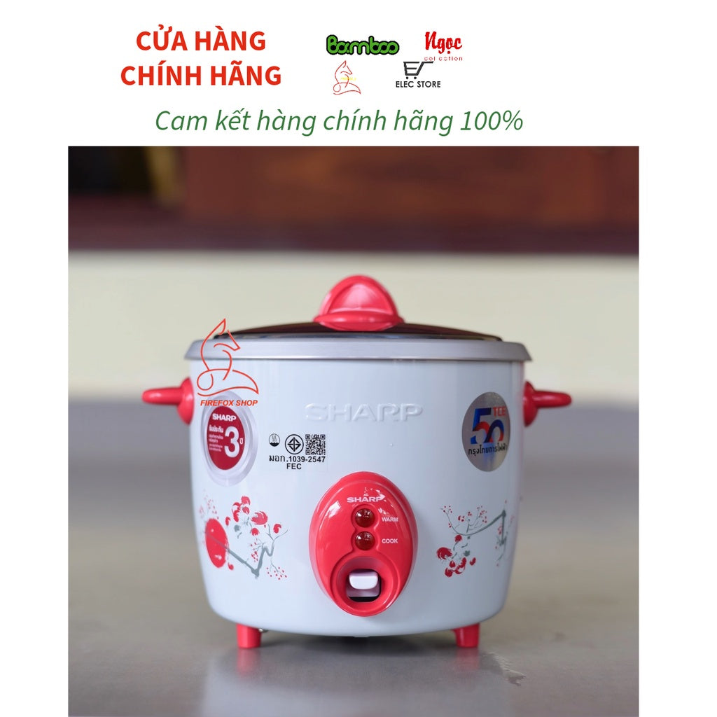 Nồi Cơm Điện 1 Lít SHARP KSH-D11 - Thái Lan (Giao Màu Ngẫu Nhiên)