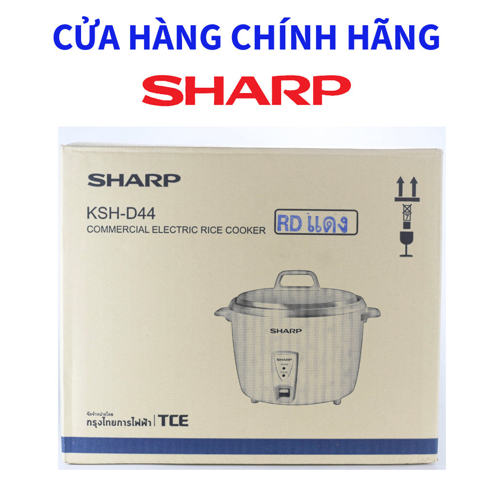 Nồi Cơm Điện 3.8 lít  SHARP KSH-D44 Nhập Khẩu Thái Lan - Bảo Hành 12 Tháng