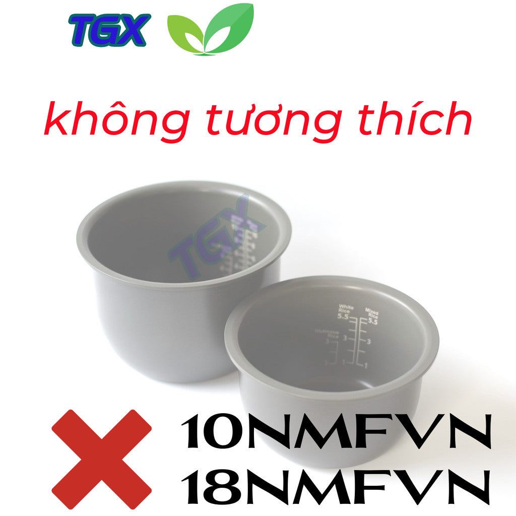RUỘT NỒI CƠM ĐIỆN TOSHIBA CHÍNH HÃNG – SIÊU BỀN – CHỐNG DÍNH CAO CẤP