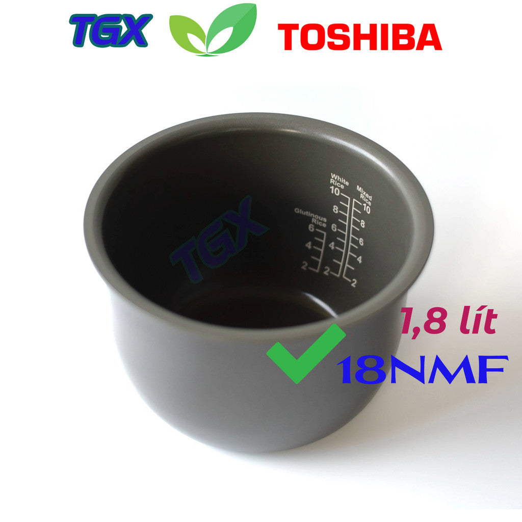 RUỘT NỒI CƠM ĐIỆN TOSHIBA CHÍNH HÃNG – SIÊU BỀN – CHỐNG DÍNH CAO CẤP