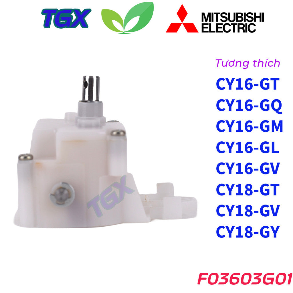 Hộp số quay – Bộ truyền động quạt trần 16-18 inch MITSUBISHI (Part No. F03603G01)
