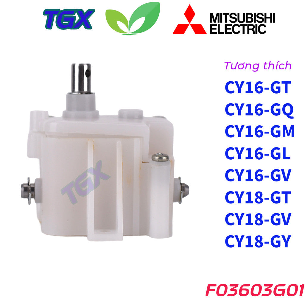 Hộp số quay – Bộ truyền động quạt trần 16-18 inch MITSUBISHI (Part No. F03603G01)