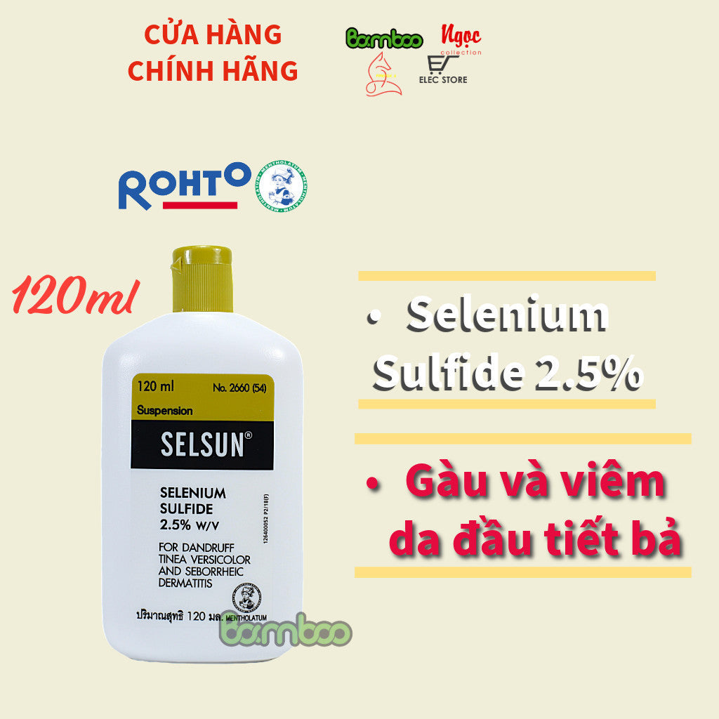 DẦU GỘI GÀU SELSUN 120ML THÁI LAN