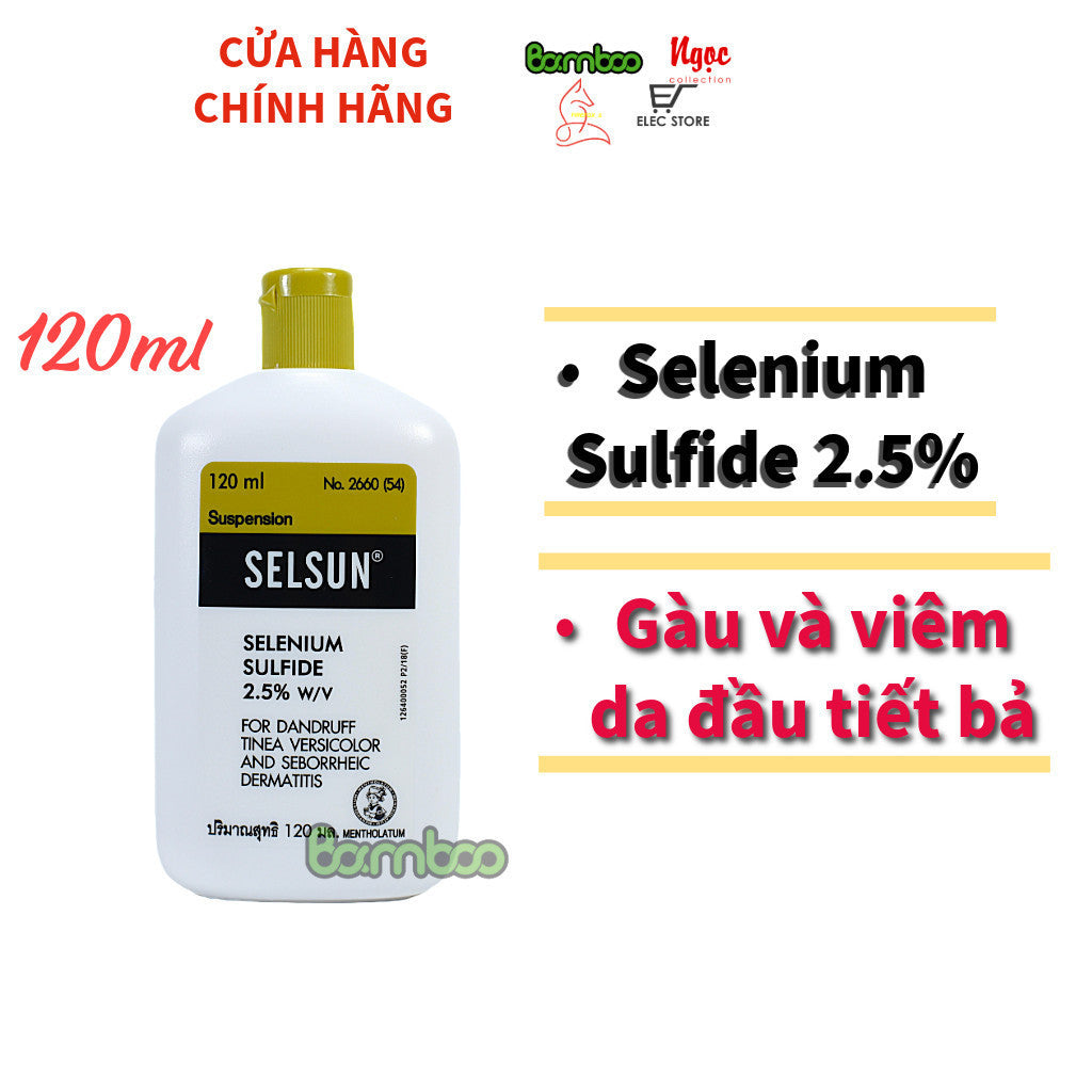 DẦU GỘI GÀU SELSUN 120ML THÁI LAN