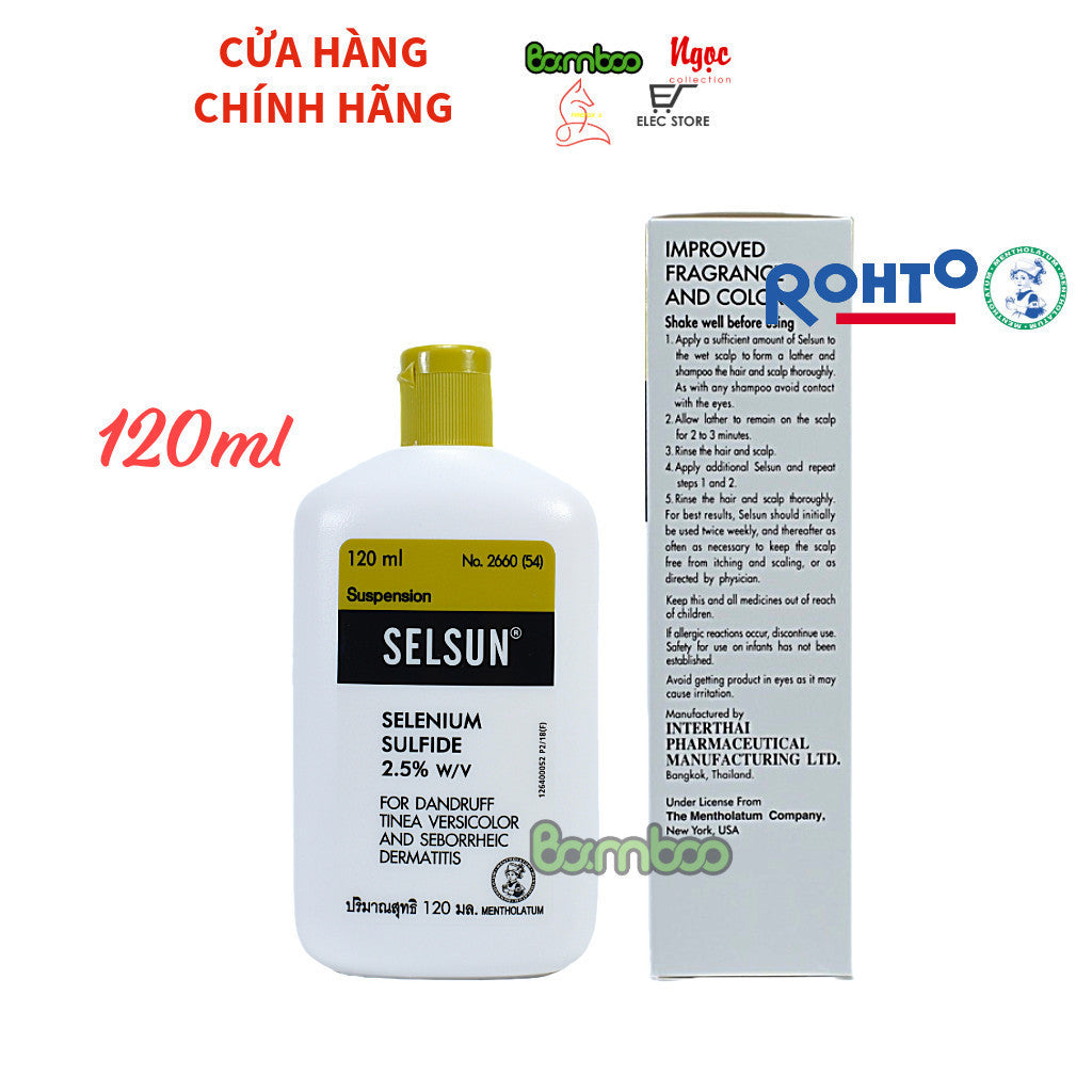 DẦU GỘI GÀU SELSUN 120ML THÁI LAN