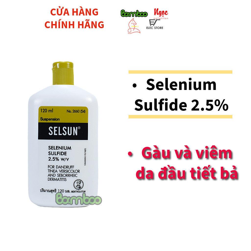 DẦU GỘI GÀU SELSUN 120ML THÁI LAN