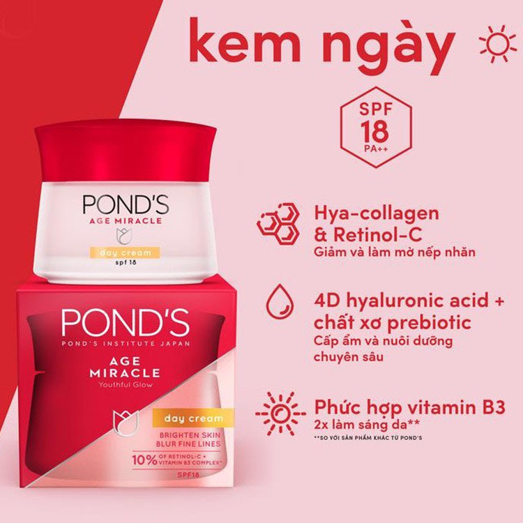 Kem Dưỡng Chống Lão Hóa Pond  Thái Lan (ngày-đêm)