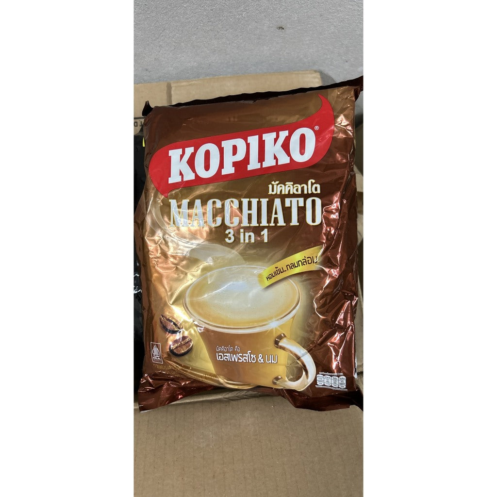 Cà Phê Sữa Và Cà Phê Đen Kopiko Thái Lan (01 Bịch 20 Gói x 24Gr)