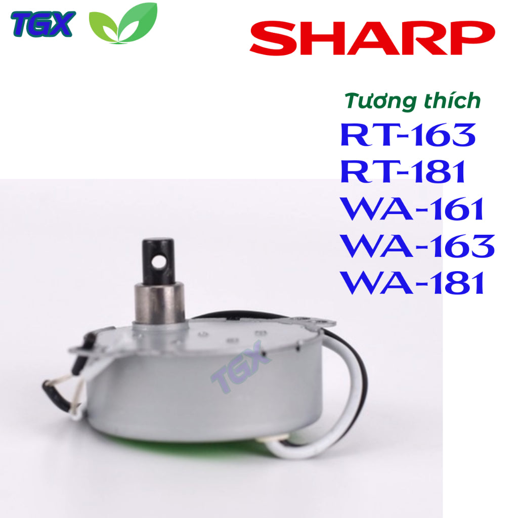 Mô tơ đảo - Tuốc năng quạt Sharp, Model RT-163, RT-181, WA-161, WA-163, WA-181