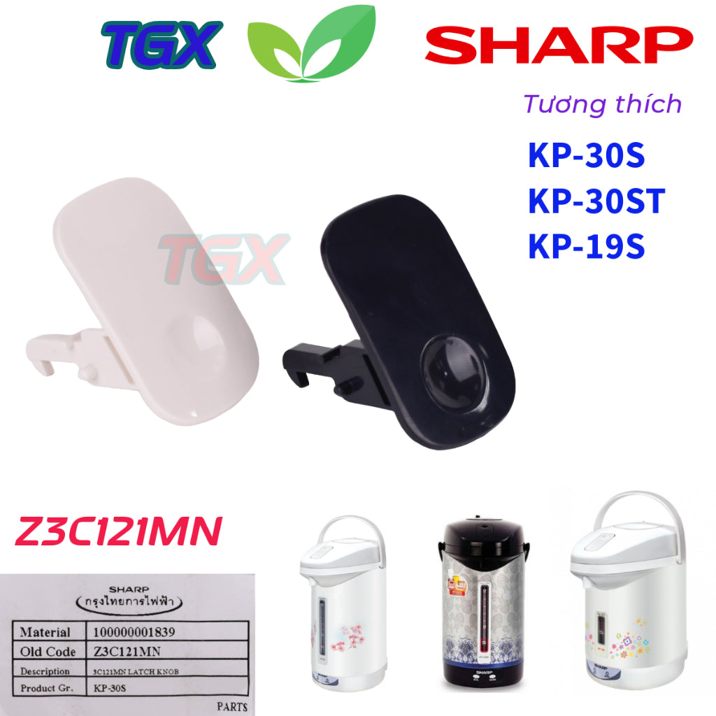 Lẫy mở nắp bình thuỷ SHARP KP-30S/ KS-30ST/ KP-19S