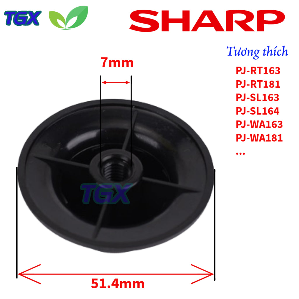 Núm chặn cánh quạt SHARP 16-18 inch